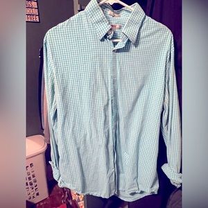 Men’s size Large Express fitted long sleeves button up,